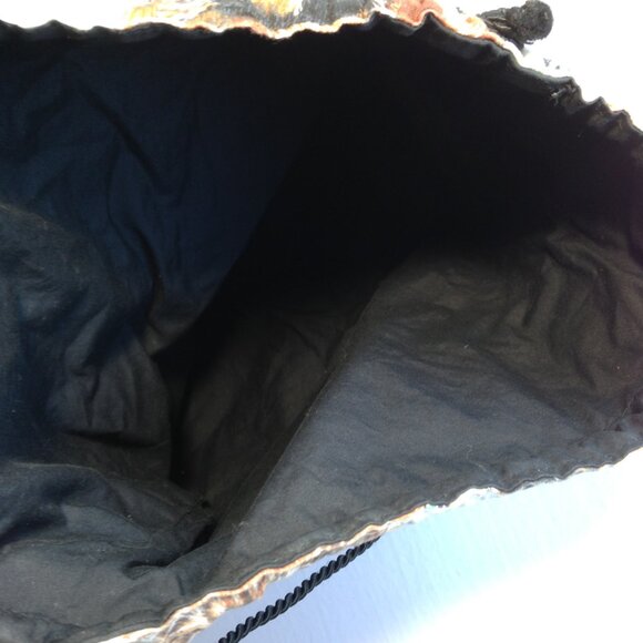 Cute Cats Pattern Drawstring Bag, over the shoulder, kittens tote gift idea - Picture 4 of 6